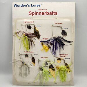 Wordens Hildebrandt Spinnerbaits 5 Colors Sample Board 701376